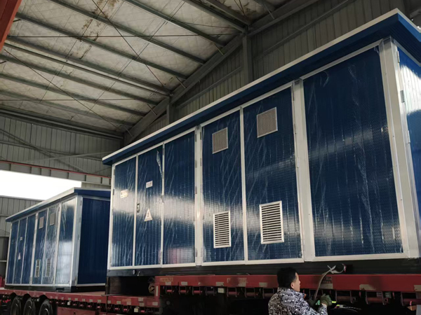 安徽马鞍山2套2000kVA全铜充电桩箱变发货